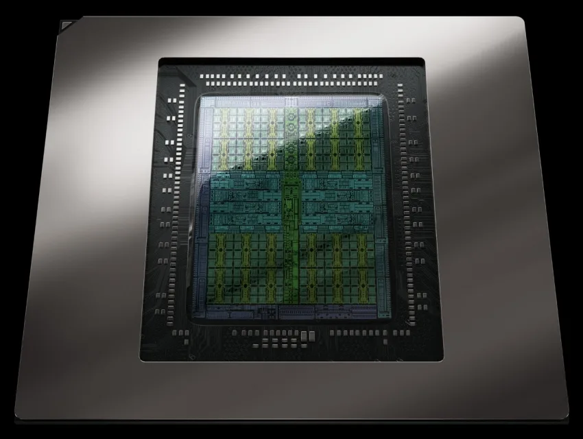 Silicon die shot